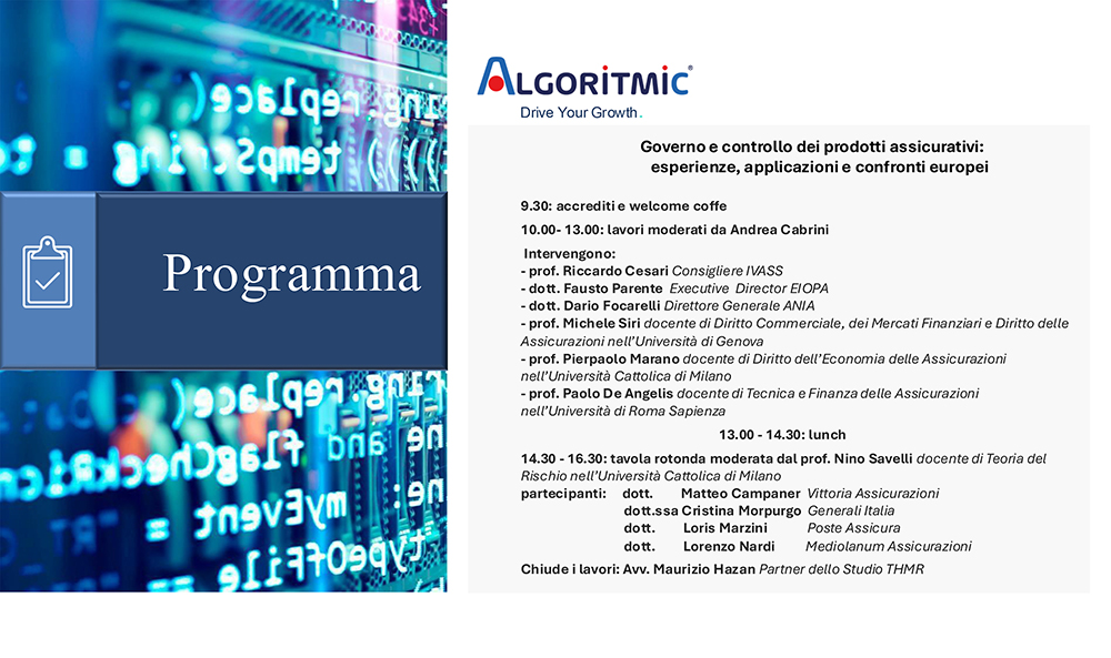 Governo e controllo dei prodotti assicurativi. Value for money.